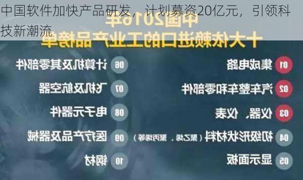 中国软件加快产品研发，计划募资20亿元，引领科技新潮流-第2张图片-