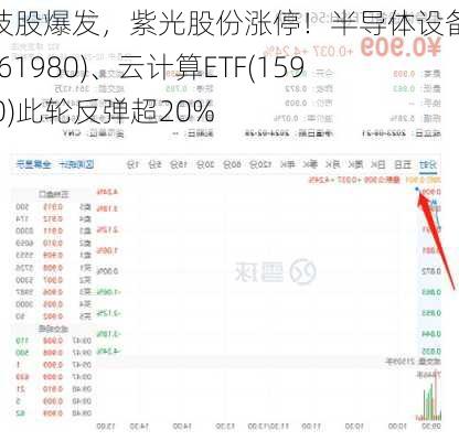 科技股爆发，紫光股份涨停！半导体设备ETF(561980)、云计算ETF(159890)此轮反弹超20%-第2张图片-