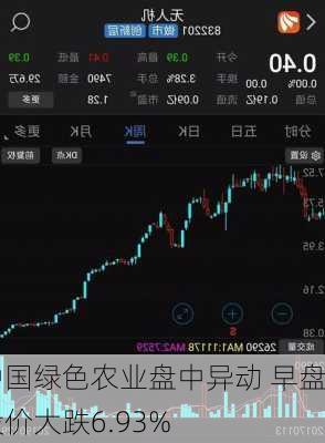 中国绿色农业盘中异动 早盘股价大跌6.93%-第3张图片-