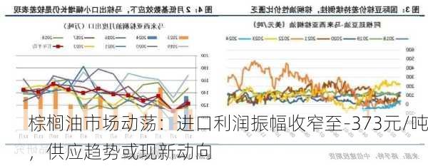 棕榈油市场动荡：进口利润振幅收窄至-373元/吨，供应趋势或现新动向-第1张图片-