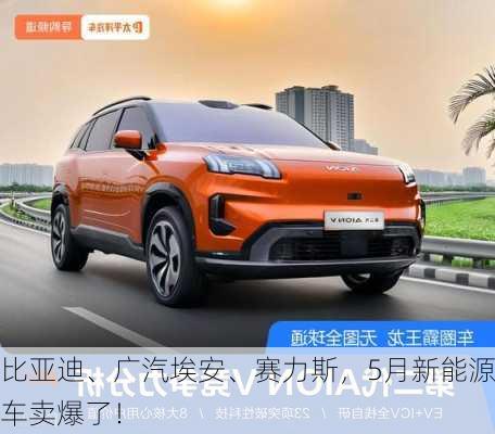 比亚迪、广汽埃安、赛力斯，5月新能源车卖爆了！-第2张图片-