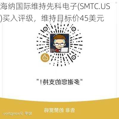 海纳国际维持先科电子(SMTC.US)买入评级，维持目标价45美元-第3张图片-