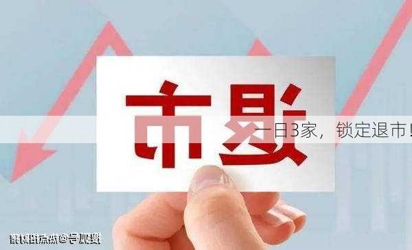 一日3家，锁定退市！-第3张图片-