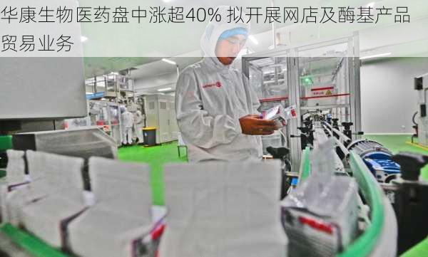 华康生物医药盘中涨超40% 拟开展网店及酶基产品贸易业务-第2张图片-