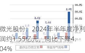 微光股份：2024年半年度净利润约1.55亿元，同比下降4.04%-第1张图片-