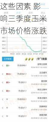 这些因素 影响三季度玉米市场价格涨跌-第3张图片-