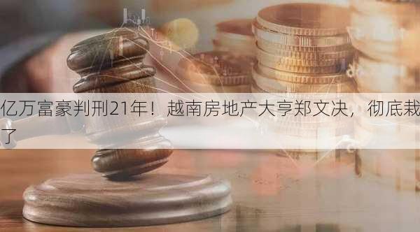 亿万富豪判刑21年！越南房地产大亨郑文决，彻底栽了-第3张图片-