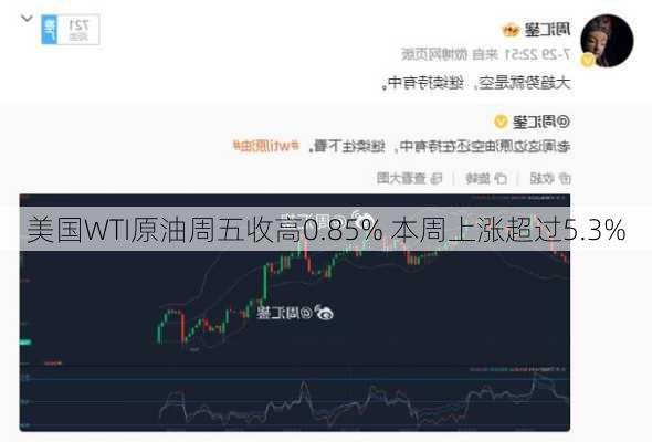 美国WTI原油周五收高0.85% 本周上涨超过5.3%-第2张图片-