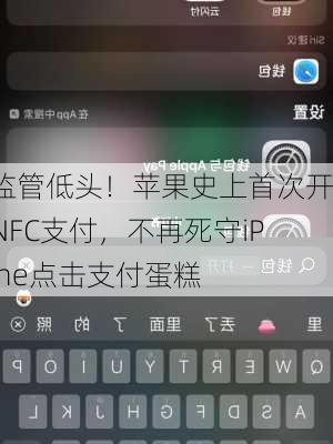 向监管低头！苹果史上首次开放NFC支付，不再死守iPhone点击支付蛋糕-第2张图片-