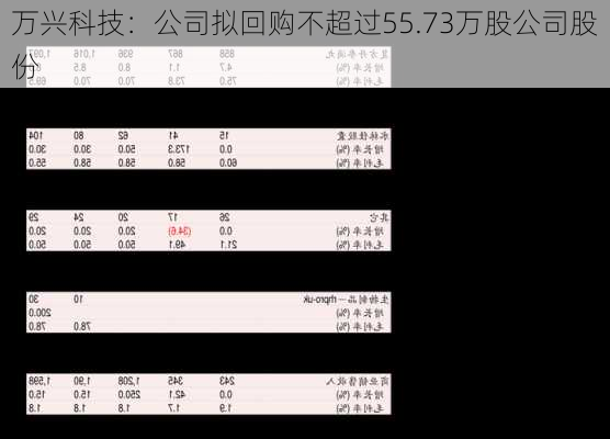 万兴科技：公司拟回购不超过55.73万股公司股份-第1张图片-