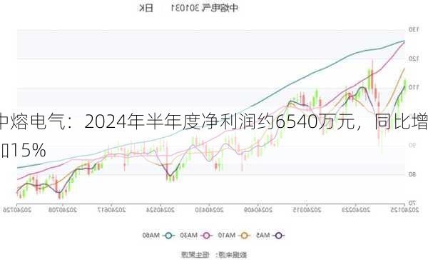 中熔电气：2024年半年度净利润约6540万元，同比增加15%-第1张图片-