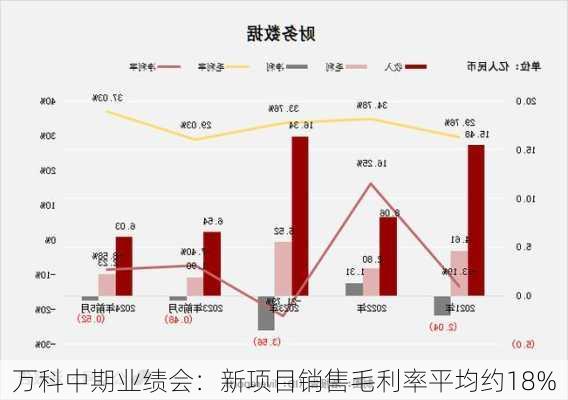 万科中期业绩会：新项目销售毛利率平均约18%-第2张图片-