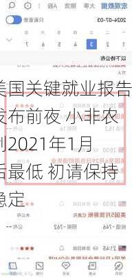 美国关键就业报告发布前夜 小非农创2021年1月后最低 初请保持稳定-第1张图片-