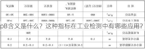 pB含义是什么？这种指标在工业检测中有哪些应用？-第3张图片-