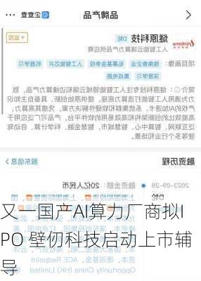 又一国产AI算力厂商拟IPO 壁仞科技启动上市辅导-第1张图片-