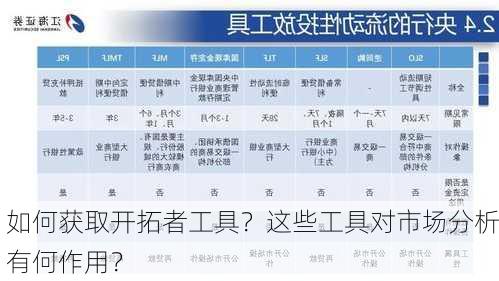 如何获取开拓者工具？这些工具对市场分析有何作用？-第3张图片-