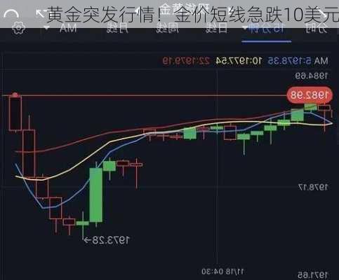 黄金突发行情！金价短线急跌10美元-第1张图片-