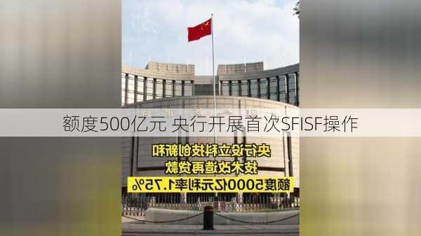 额度500亿元 央行开展首次SFISF操作-第1张图片-