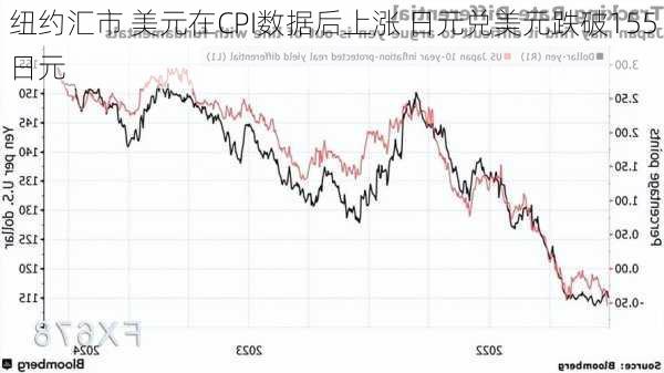 纽约汇市 美元在CPI数据后上涨 日元兑美元跌破155日元-第3张图片-